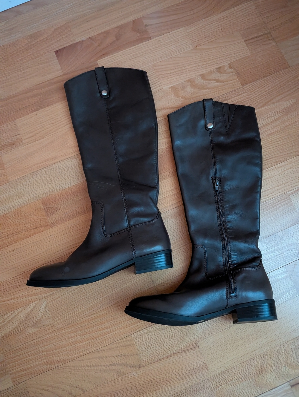 INC International Concepts Riding BootsTall Knee Boots in Dark Brown